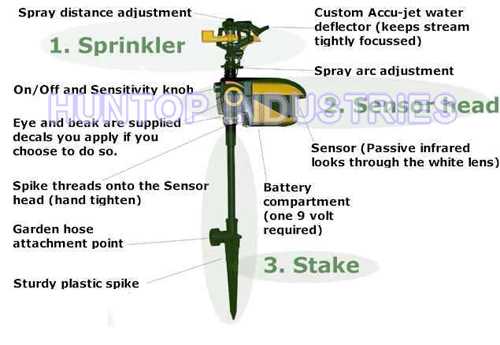 scarecrow motion activated sprinkler